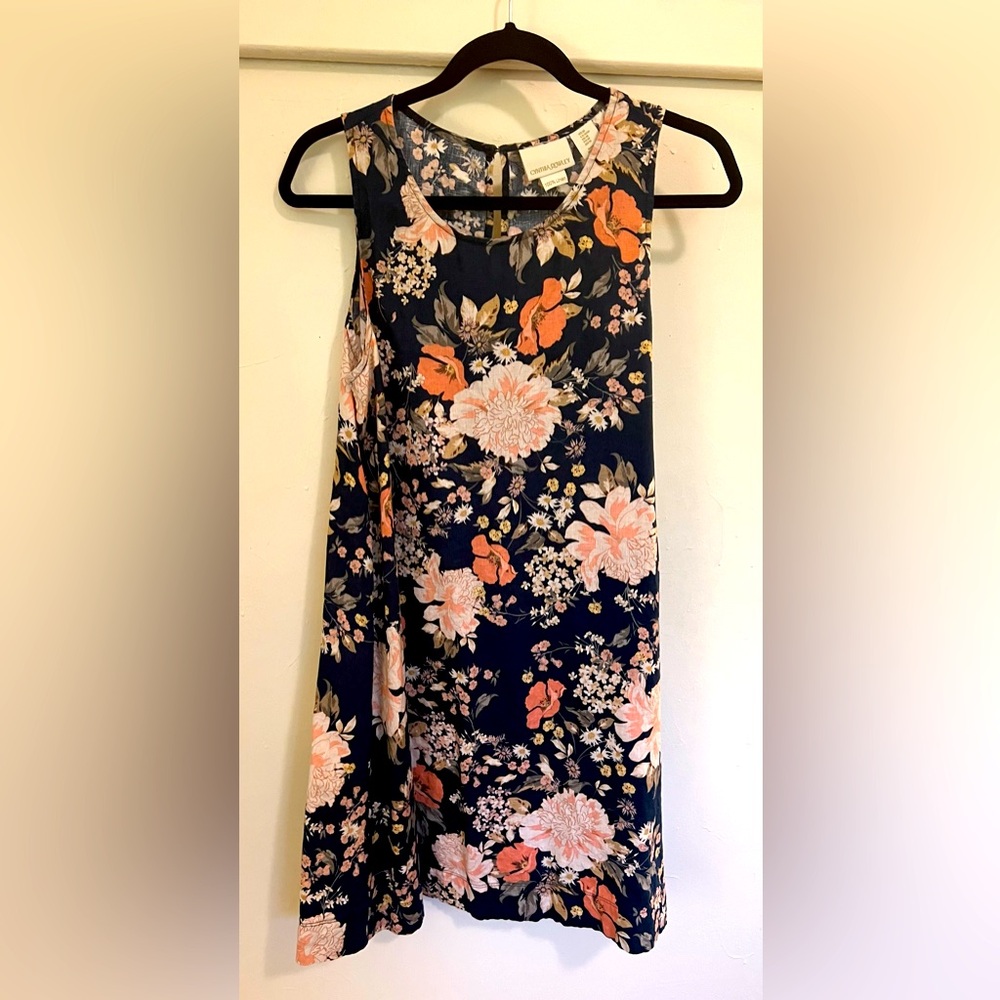 Cynthia Rowley Blue Linen Sundress